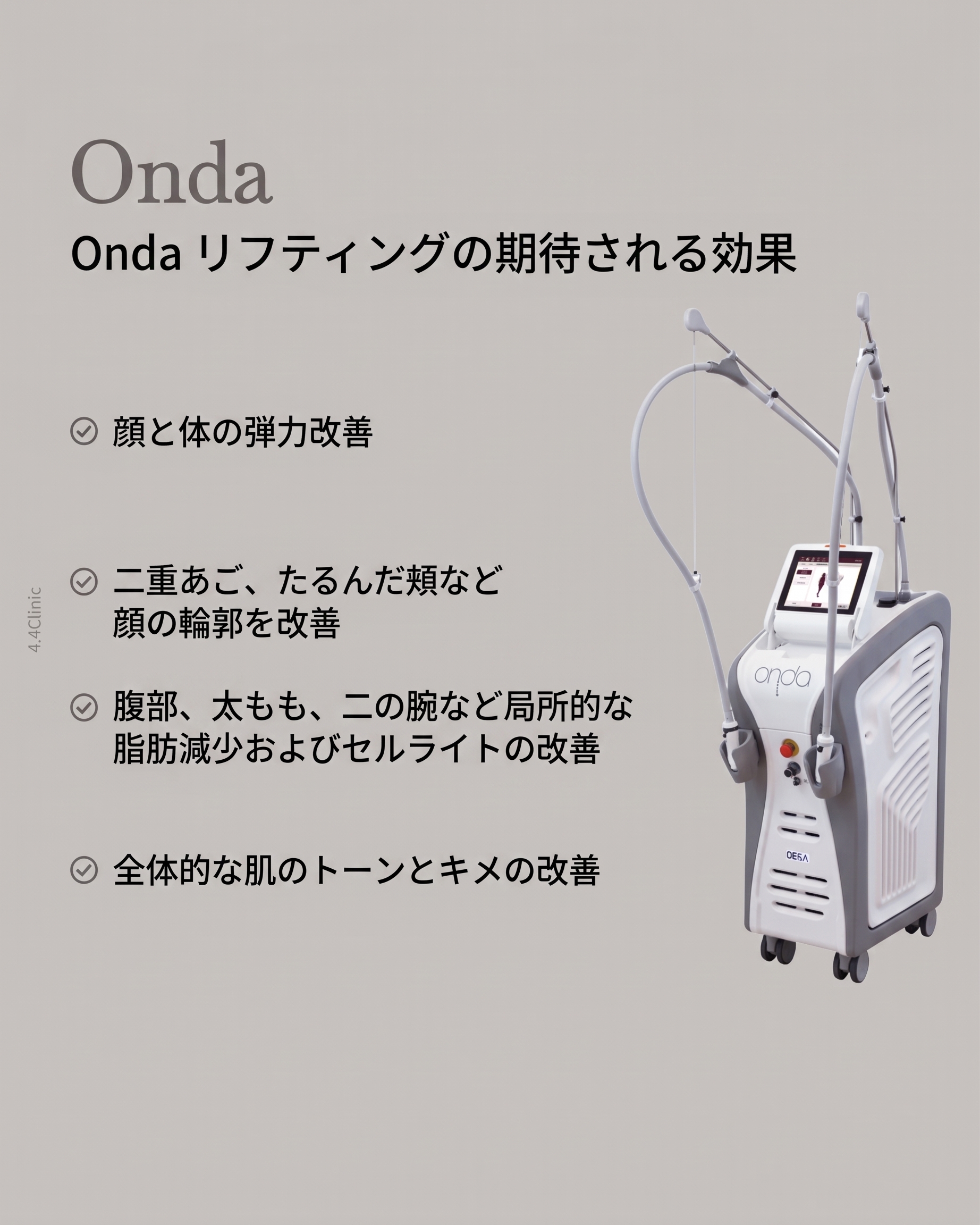 ONDA（オンダ）リフティング：キム・グァンイル院長のマイクロ波「フェイスコントゥアリング」デザイン 사진 4